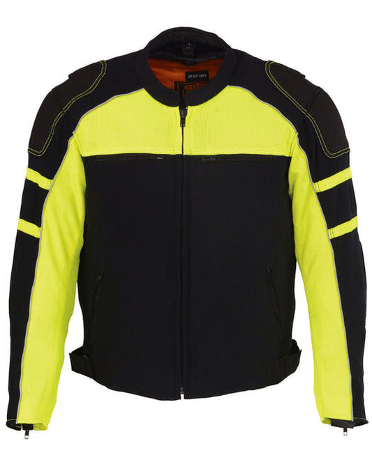 High Quality New Style Fashion Men's Mesh Racing Jacket with Removable Rain Jacket