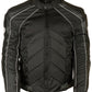 High Quality New Style Fashion Men's Combo Leather Textile Mesh Racer Jacket