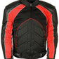 High Quality New Style Fashion Men's Combo Leather Textile Mesh Racer Jacket