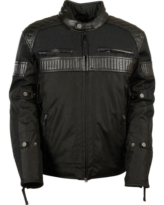 Buy New Fashion Men's Black Textile Scooter Riding Motorbike Jacket