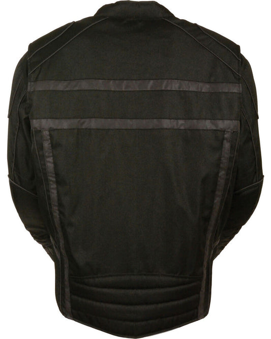 Premium Quality New Style Fashion  Black Vented Reflective Jacket