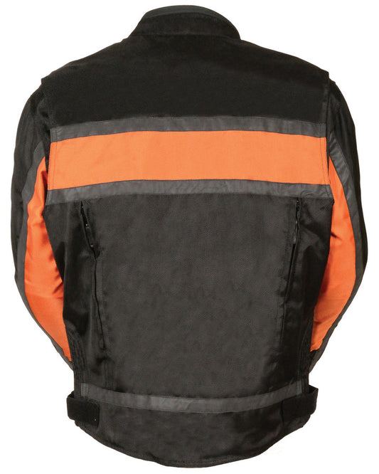 High Quality New Style Fashion  Men's Reflective Stripe Racer Jacket