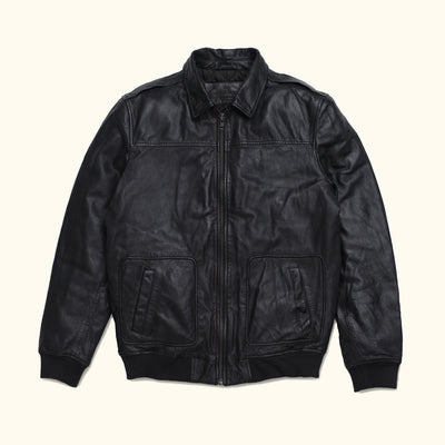 Maverick Leather Bomber Jacket