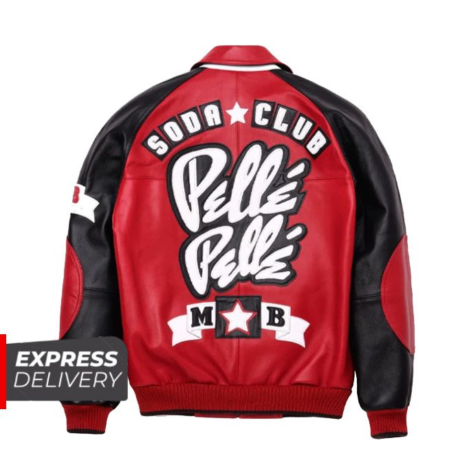 Buy Best Style Pelle Pelle Soda Club Red Leather Jacket |Rfx leather Store