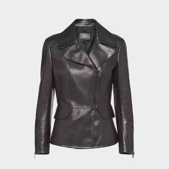 Buy Best looking style Fashion women's biker leather jacket