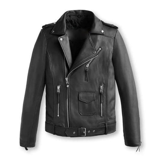 Parchase Best Quality New Style Fashion Classic Biker Leather Jacket