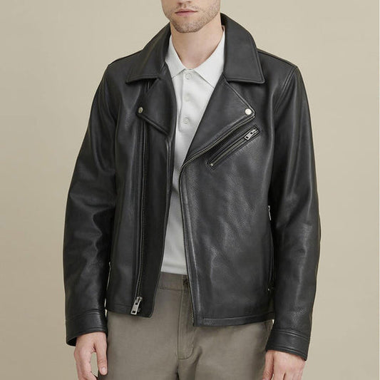 Purchase Best 100%High Quality Men's Real Leather Motorbike Moto Jacket