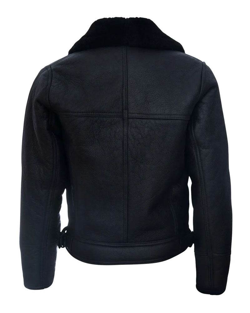 Elevate Your Look with Rfx Leather UK's Aviator Shearling Jacket