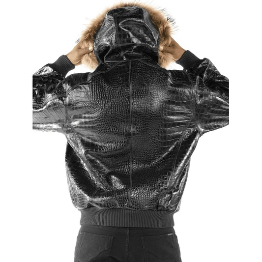 Buy Hot Sale Product Pelle Pelle Basic Nile Black Genuine Leather Jacket