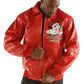 Purchase Best Genuine Style Soda Club Pelle Pelle Red Leather Jacket For Sale