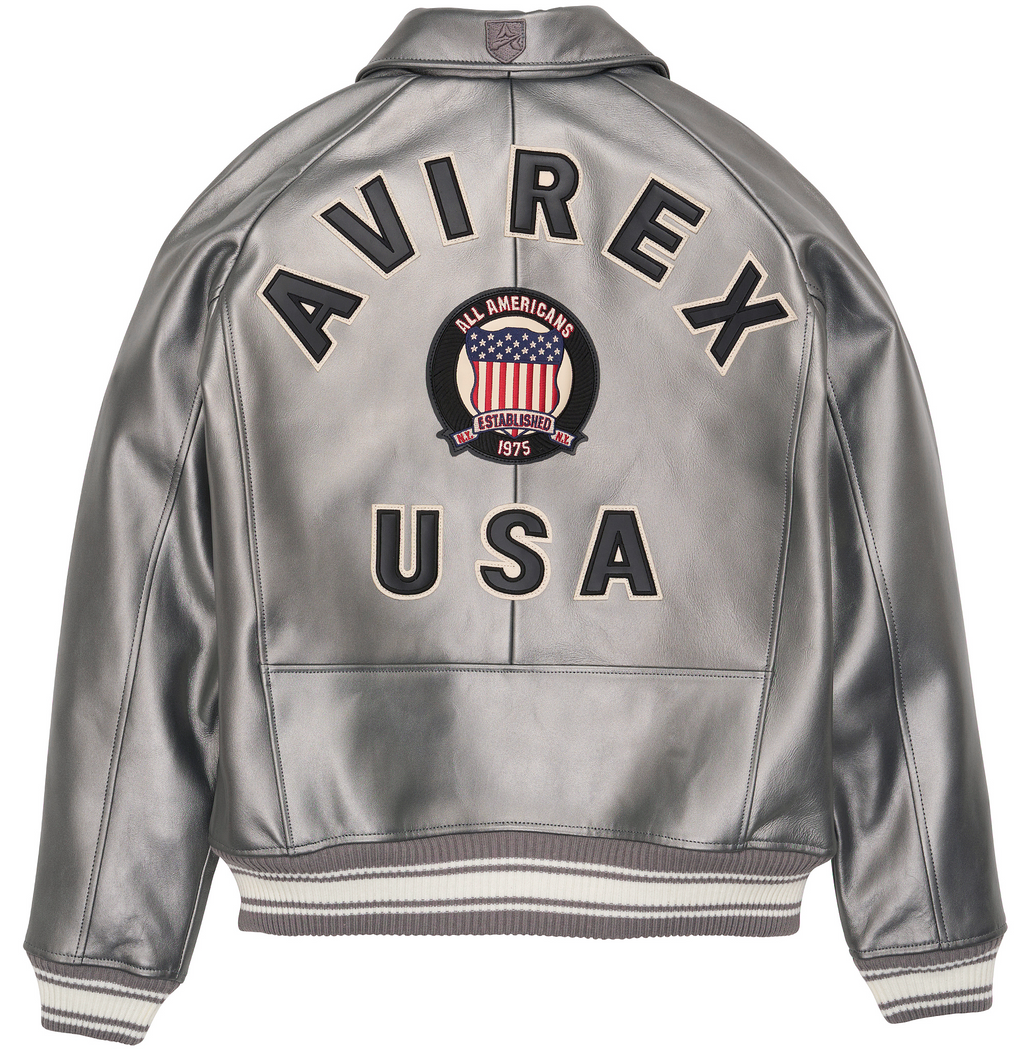 Purchase Best Style Of Metallic Silver Of Fashion Bomber Leather Jackets For Mens