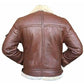 Classic Comfort: RAF B3 Aviator Shearling Bomber Jacket by Rfx Leather