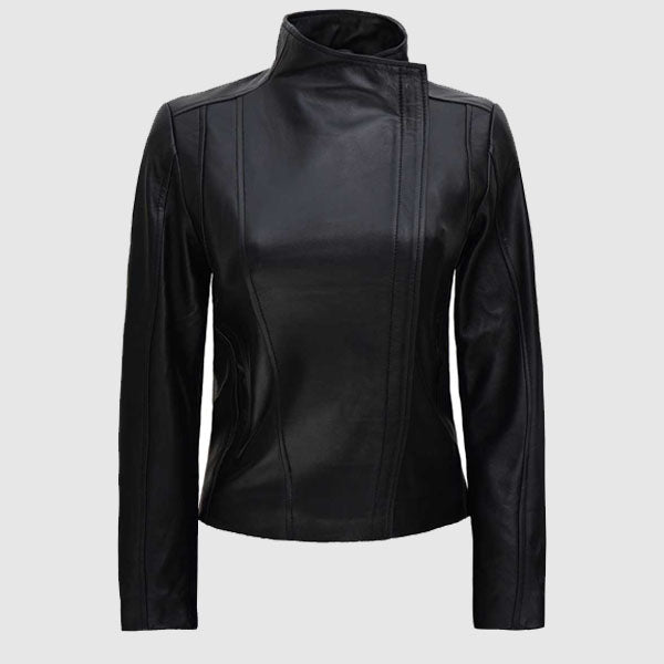 black women fashion leather jacket online shop
