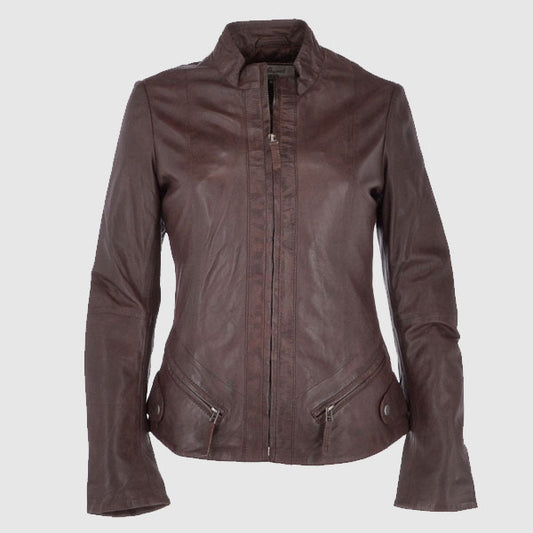 women fashion leather jacket online shop