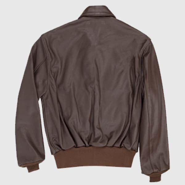 Purchase Best Brown Aviator Leather 75th Anniversary Limited Edition D-Day Jacket For Sale