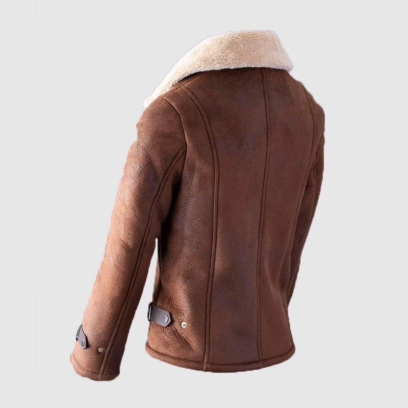 buy online leather sheepskin coat 