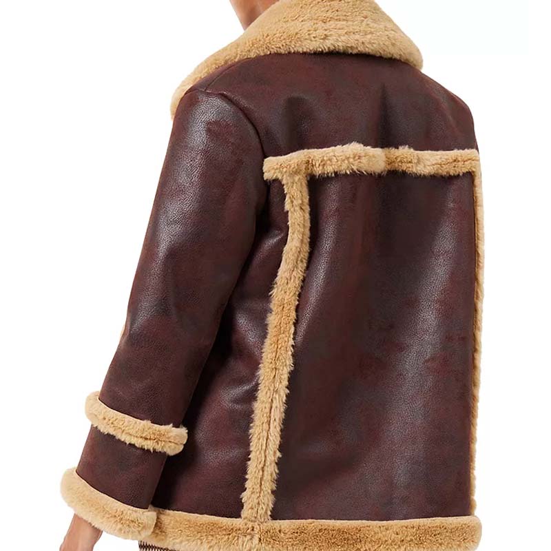 Buy Best Winter Style Sheepskin Genuine Belen Faux Shearling Jacket For Sale