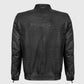 Buy Best Fashion Genuine Premium Black Ostrich Leather Zip Up Biker Jacket For Sale