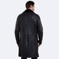 Shop Best Genuine Shearling Scott Sheepskin Dark Gray Coat For Sale