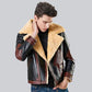 Best Denny Dora B3 Shearling Leather Coat for Men