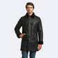 Best Price on Miles Genuine Dark Oak Shearling Coat for Men
