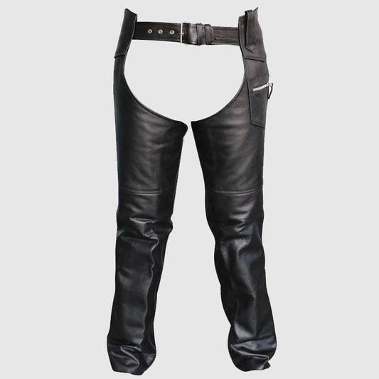 Classic Biker Leather Chaps For Sale