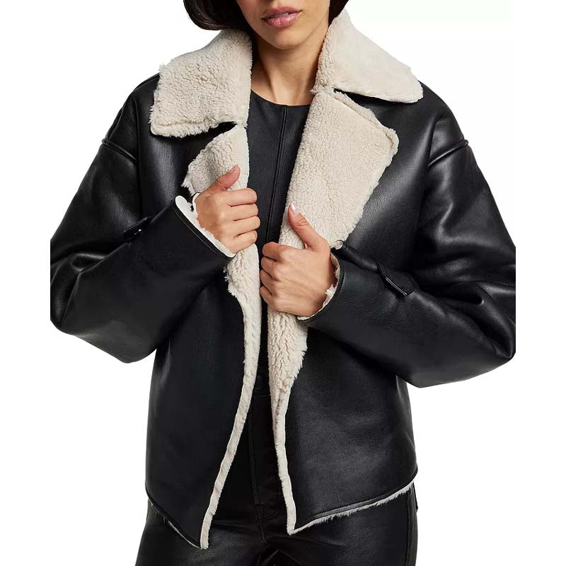 Buy Best Genuine High Quality Of B3 Bomber Shearling Leather Jacket For Sale