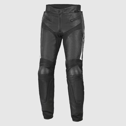 black biker leather pant for sale