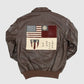 Buy A-2 Men’s Fighter Bomber Leather Jacket Best Flight Leather Jacket