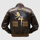 Buy Air Force Flight Brown Leather Bomber Jacket G-1 Pilot Jackets