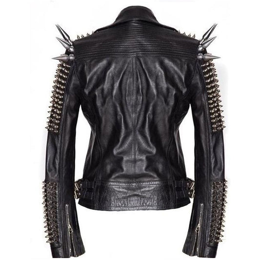 Shop Studded Best Leather Jacket Fore Mens 