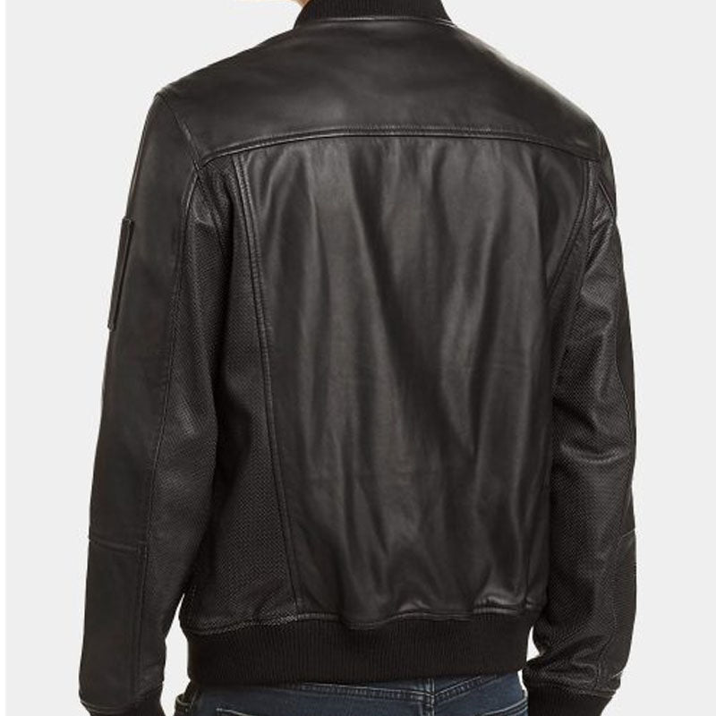 Buy Best Genuine High Quality of Blank Nyc Authentic Leather Bomber Jacket For Sale