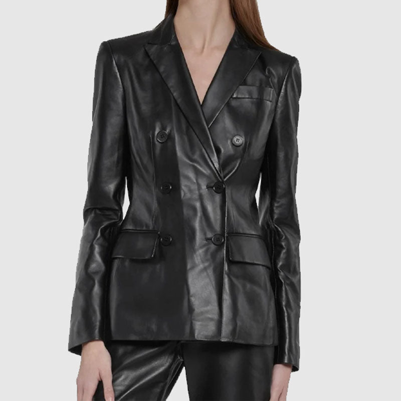 Buy Best Women Blazer Leather Jackets For Sale 