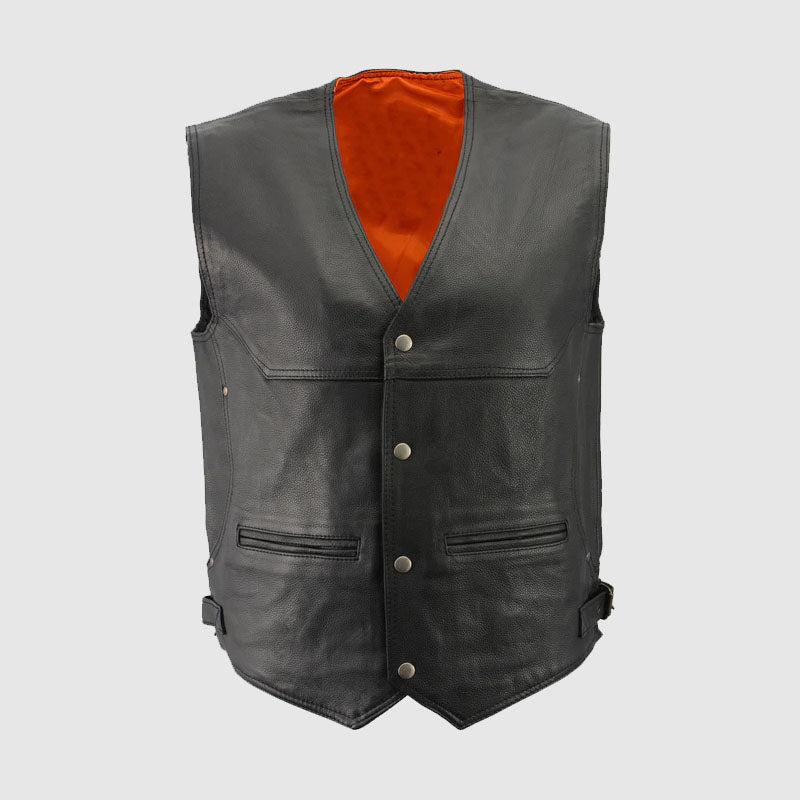 Purchase Cheap Motorcycle Biker Leather Vest 