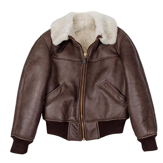 Buy Best Style Fur B-26 Shearling Jacket New Sheepskin Winter Jacket Sale