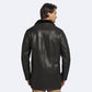 Buy Best Style Winter Dark Oak Paolo Shearling Leather Coat For Men