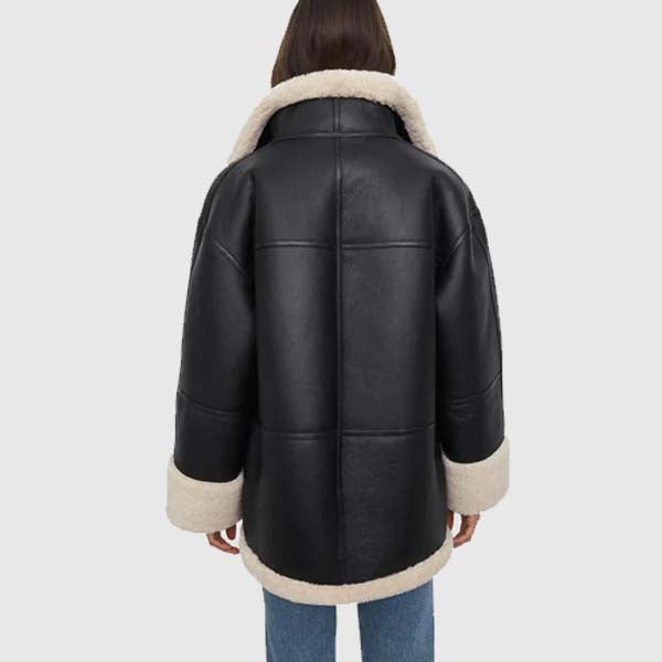 Buy Best Women B3 RAF Aviator Style Sheepskin Leather Jacket For Sale