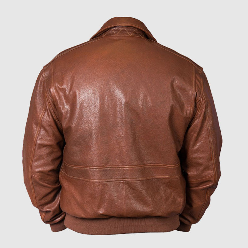 Purchase Best Unique Style Air Force Flight Brown Leather Jacket G-1 Pilot Jackets