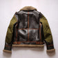 Buy Best Winter Real Natural Thick Sheepskin Winter Warm B3 Bomber Jacket For Christmas Sale