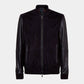 Buy Genuine Best Style Boss Suede Black Leather Bomber Jacket For Sale