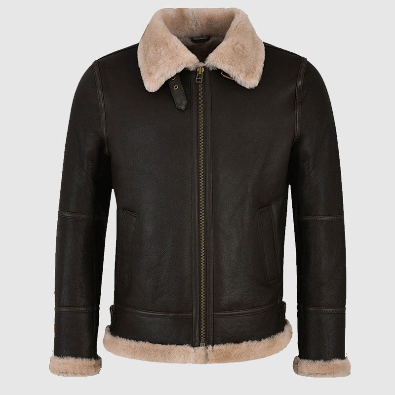 Buy New Best Style Boyfriend Christmas Gift Black Sheepskin Jacket