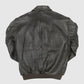 Buy New Style Genuine Antique Lamb Flight Brown Leather Jacket For Men's