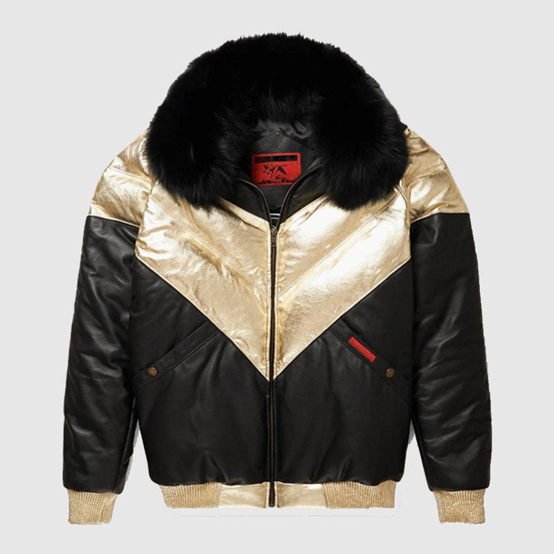 Buy Best V - Bomber Leather Jacket For Sale In Discount Prices