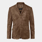 Buy Top Best High Quality Genuine Quaint Leather Blazer For Sale