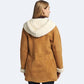 Buy New Winter Genuine Look Roberta Sheepskin Tan Shearling Coat For Sale