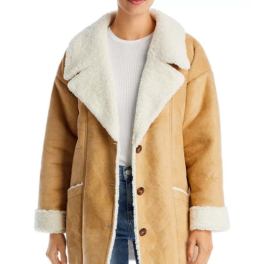 Purchase High Quality Women Best Winter Style Diego Faux Fur Trim Coat For Sale