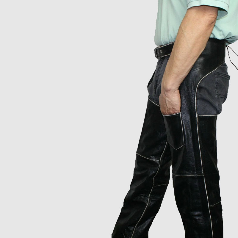 mens leather chaps on sale