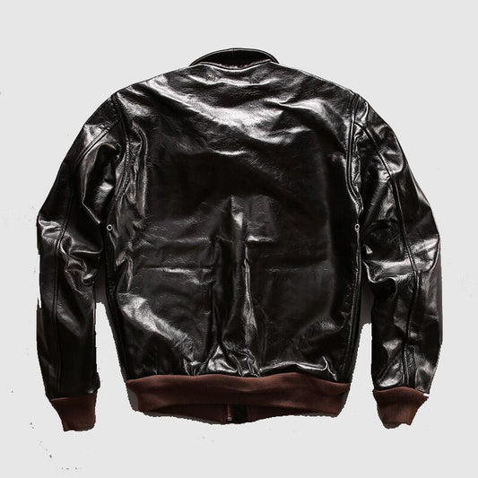 Buy Genuine A2 Fly Pilot Genuine Black Leather Jacket | G-1 Pilot Jackets