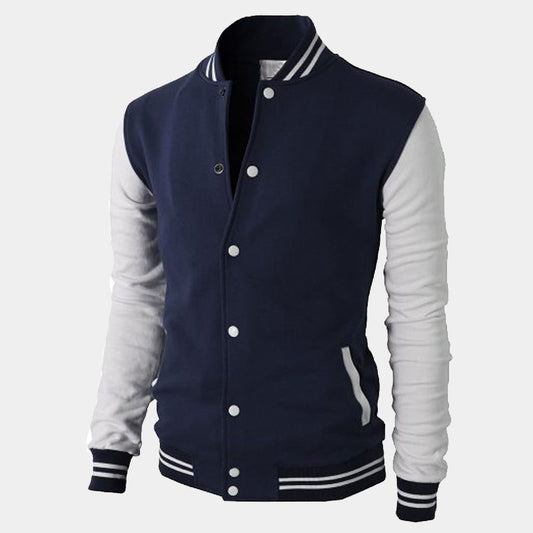 H2H Mens Slim Fit Varsity Baseball Bomber Cotton Lightweight Premium Jacket For Sale