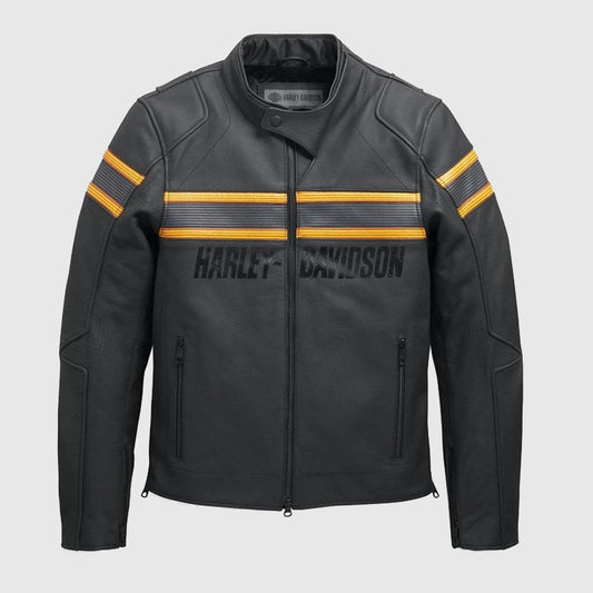 New Harley Davidson biker leather jacket with cheap price  